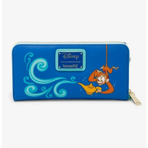 Loungefly Disney Aladdin Jasmine Lenticular Portrait Mini Backpack,wallet& Charm - Picture 15 of 17